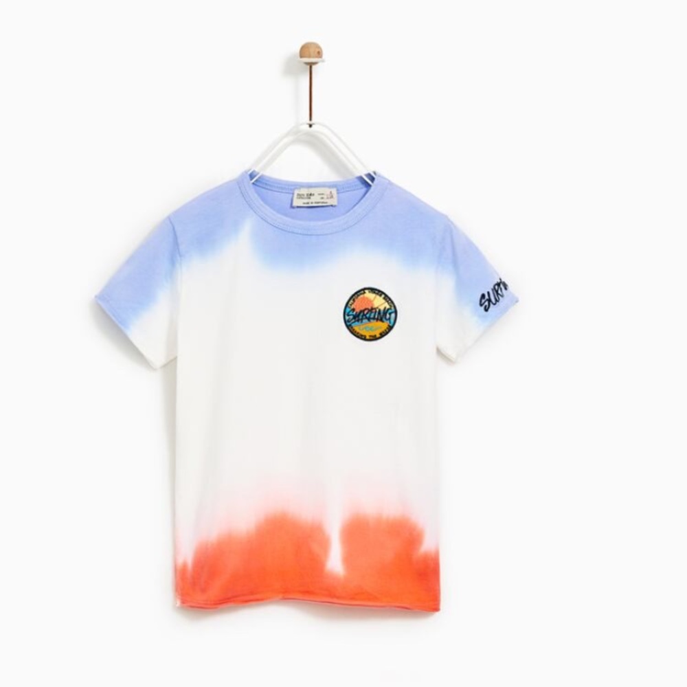 Zara Boys S/S Tie Dye Tee-Size 12